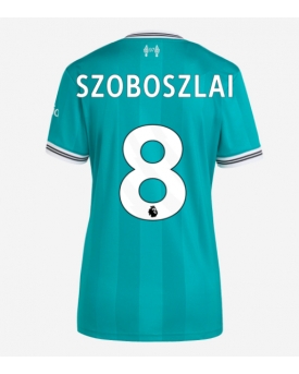 Billige Fotballdrakt Liverpool Dominik Szoboszlai #8 Replika Tredjedrakt Dame 2025-26 Kortermet Billige Fotballdrakt Liverpool Dominik Szoboszlai #8 Replika Tredjedrakt Dame 2025-26 Kortermet